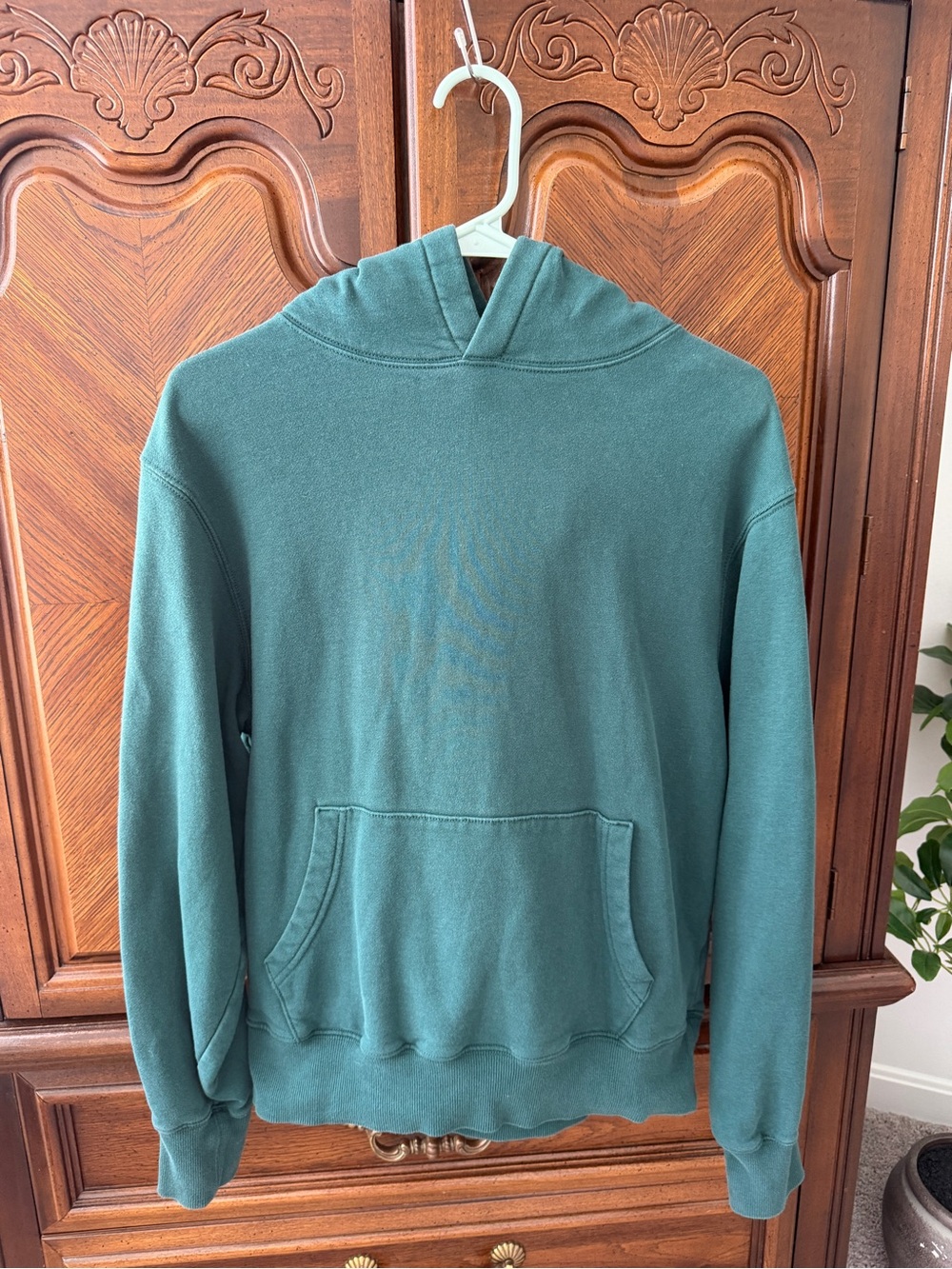Old Navy Men's Teal Green Hooded Pullover Sweatshirt